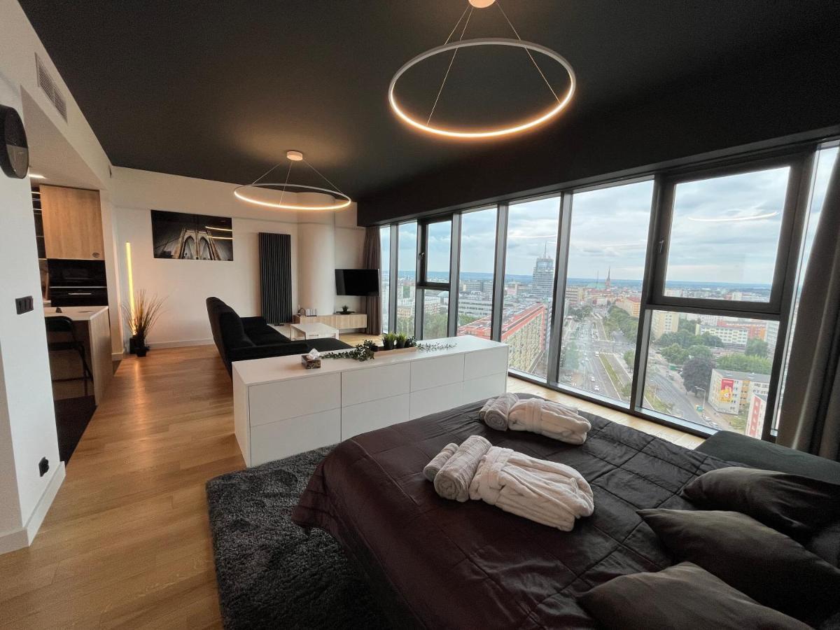 Apartment Hanza Tower - Luxurious 60m2 - 15th Floor View Szczecin